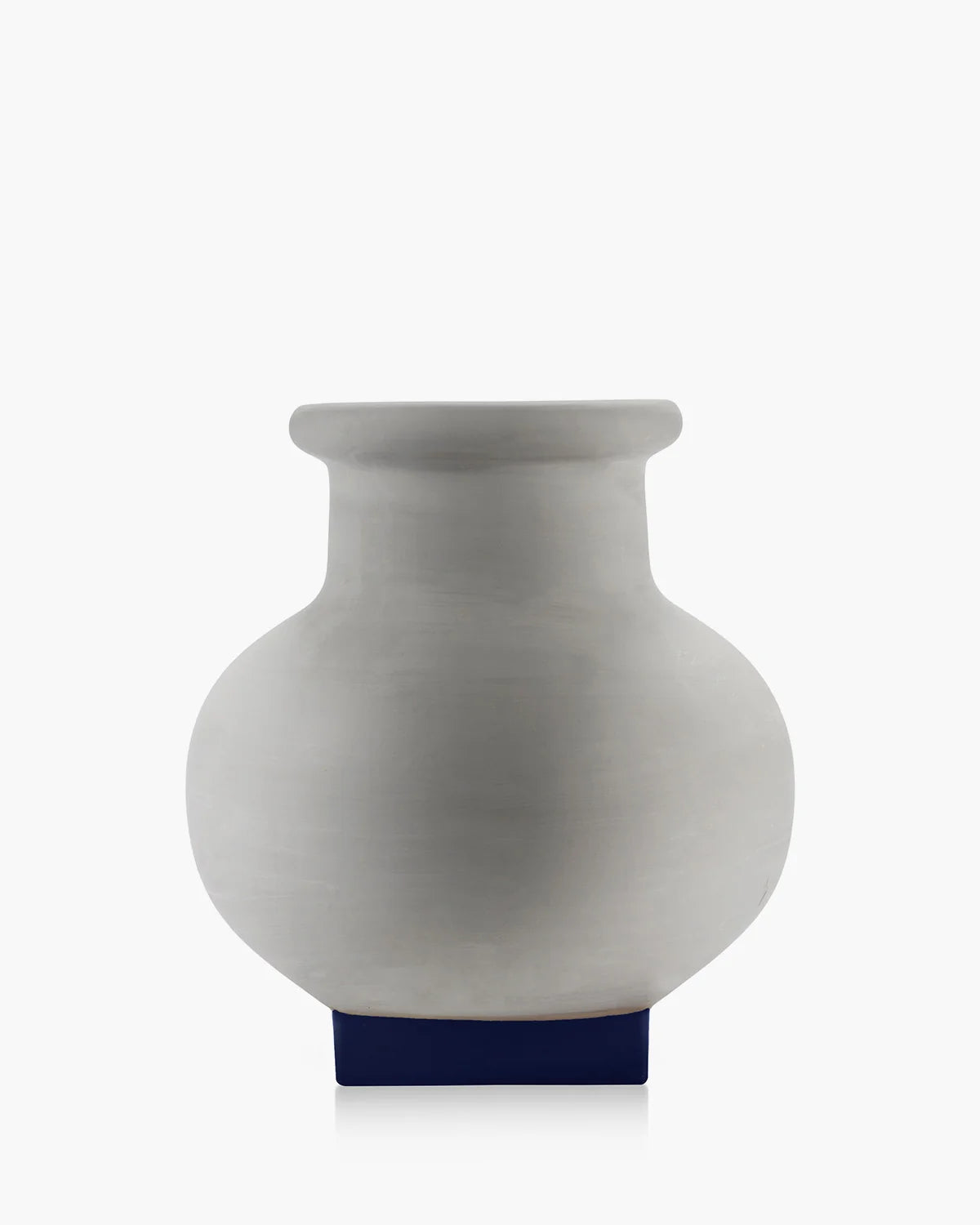 Flower Pot 07 Grey/Dark Blue