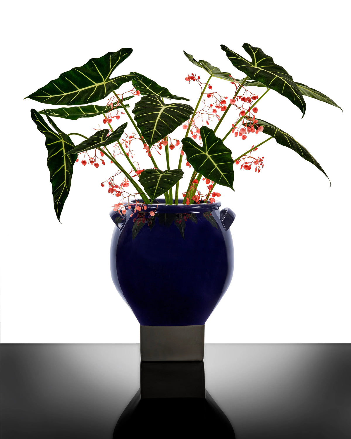 Flower Pot 08 Dark Blue/Grey
