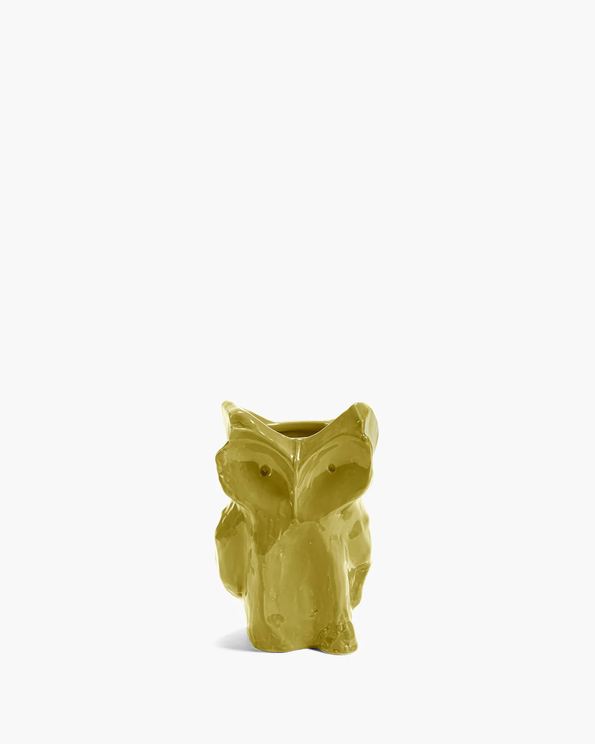 Owl Vase Xs Yellow After Midnight