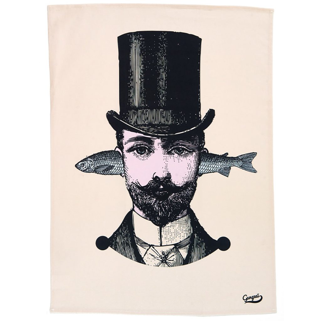 Aristo Fish tea towel