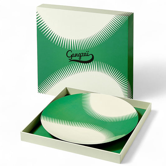 Wave round tray