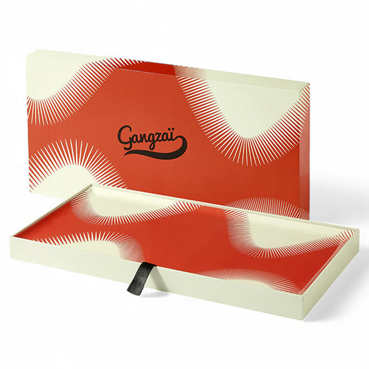 Wave rectangular tray