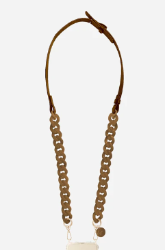 GIORGIA CAMEL CUIR RESINE