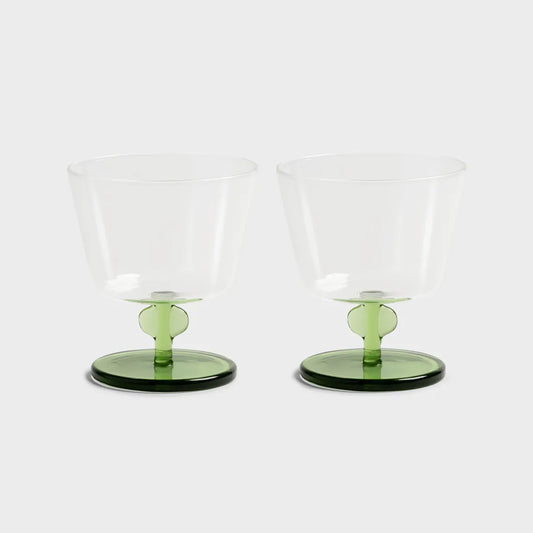Water glass petal set of 2