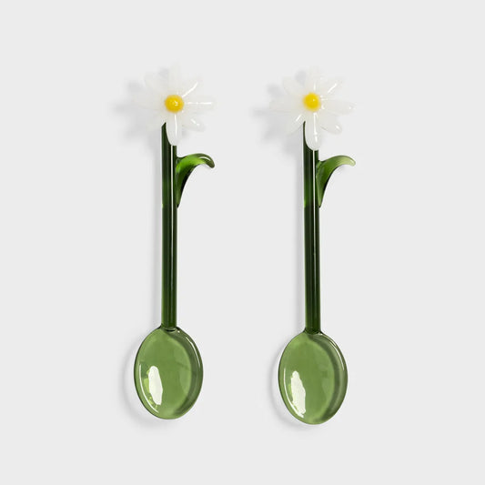 Spoon flora white set of 2