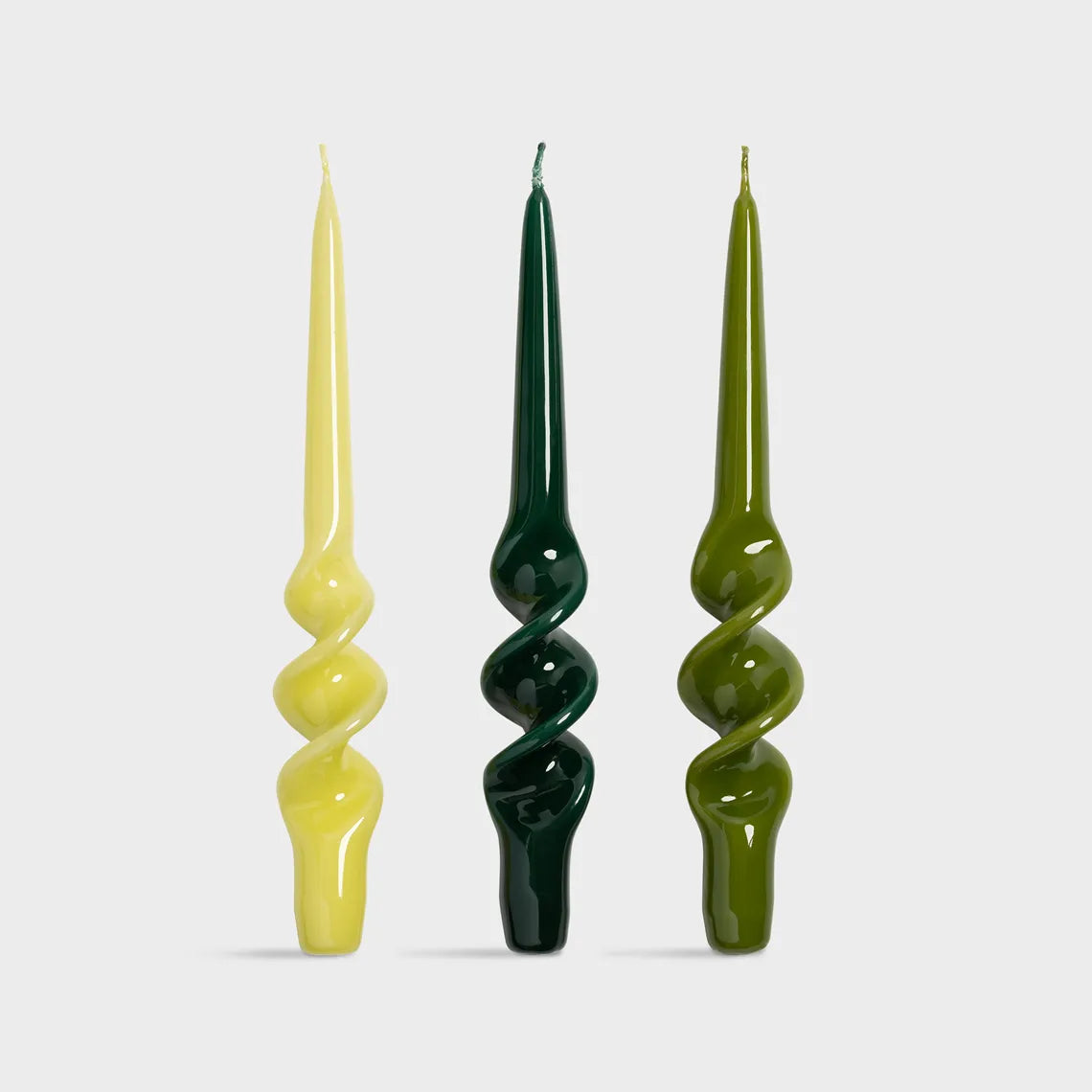 Candle alpha greens set of 3