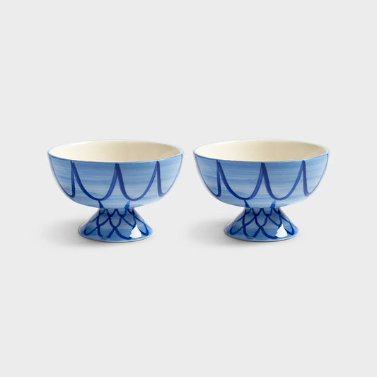 Bowl sirène blue set of 2