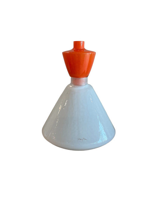 Jupe White Orange