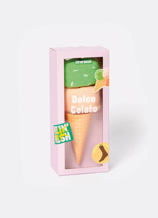 Medias Dolce Gelato Pink Green Socks