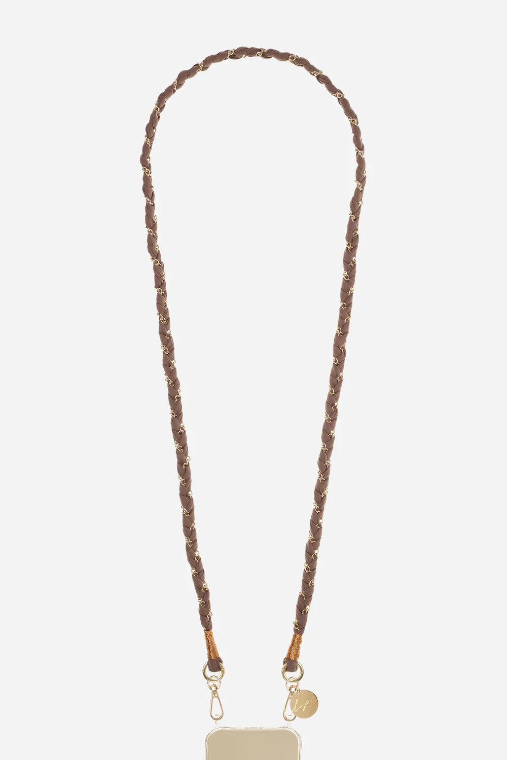 Doha Tissu Marron & Dore