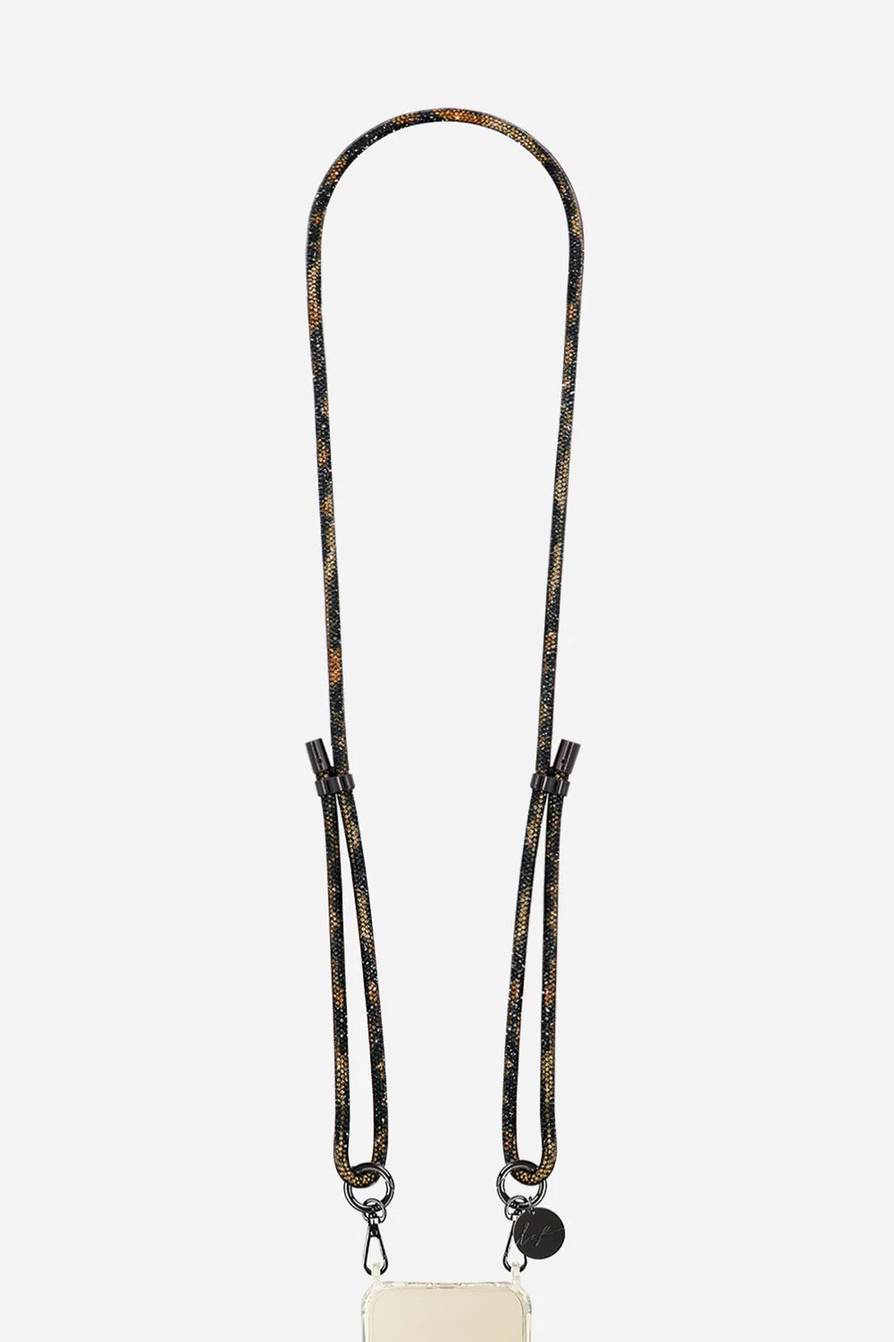 Mariah Leo Noir Strass