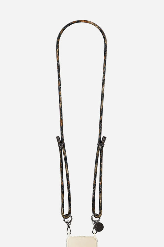 Mariah Leo Noir Strass