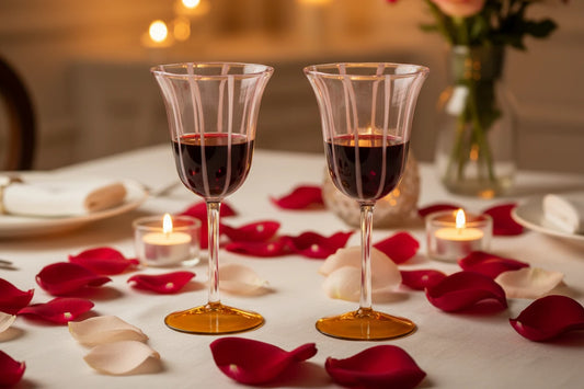 Wine Glass Eve Pink Set of 2