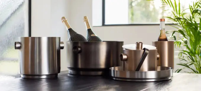 Rondo Wine Cooler Soft Copper/Steel