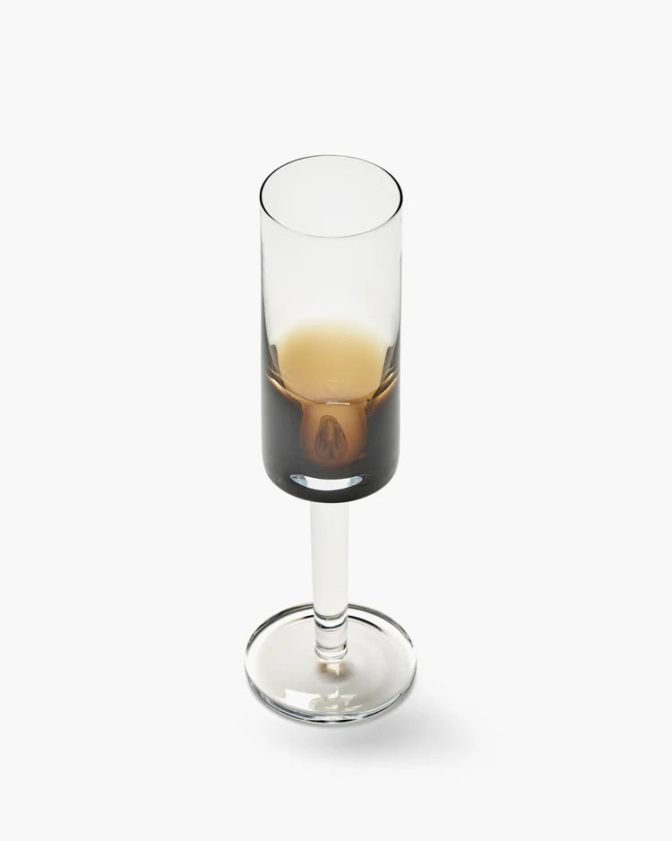 Champagne Glass Amber Zuma
