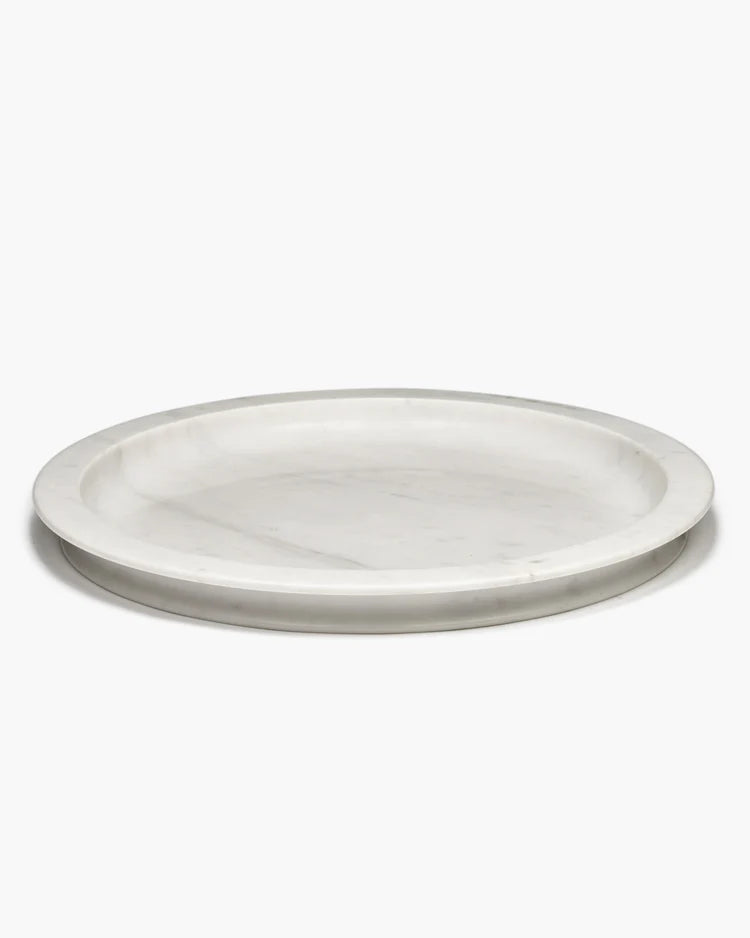 Tray L White Dune