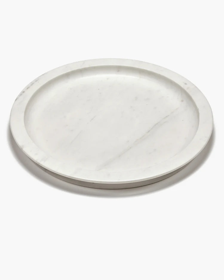 Tray L White Dune