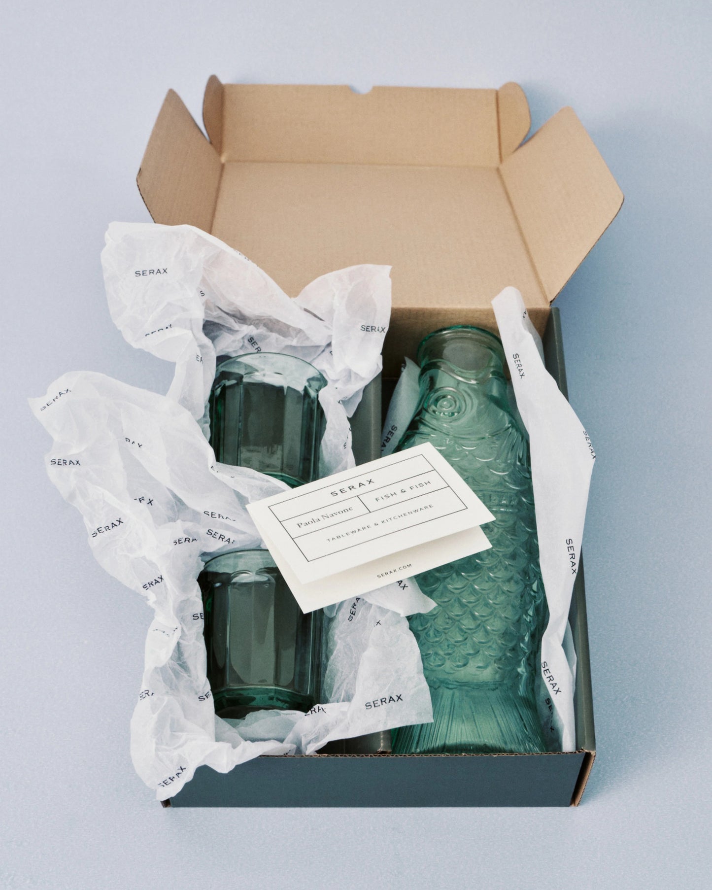 Set Carafe + 2 Glasses M Green