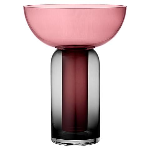 Torus Vase Black Rose