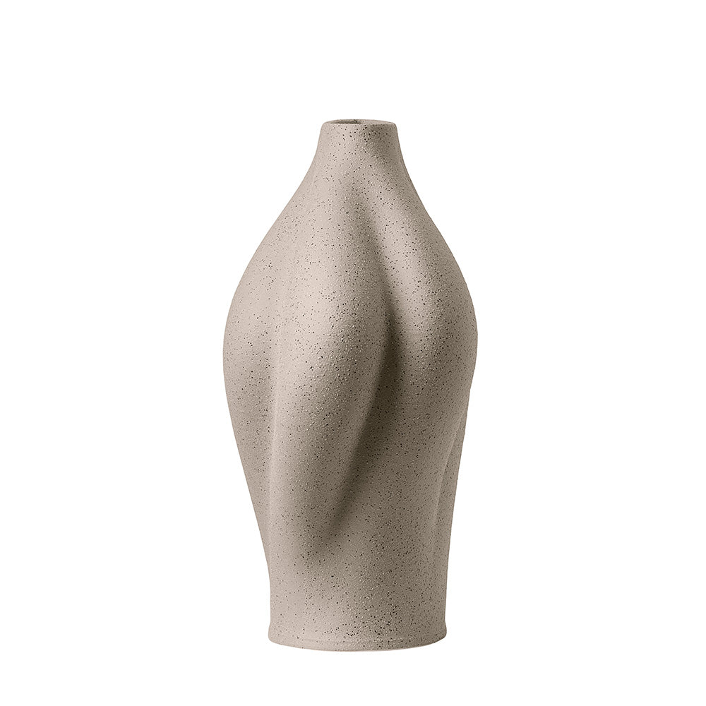 Saltare Vase Wide Light Taupe