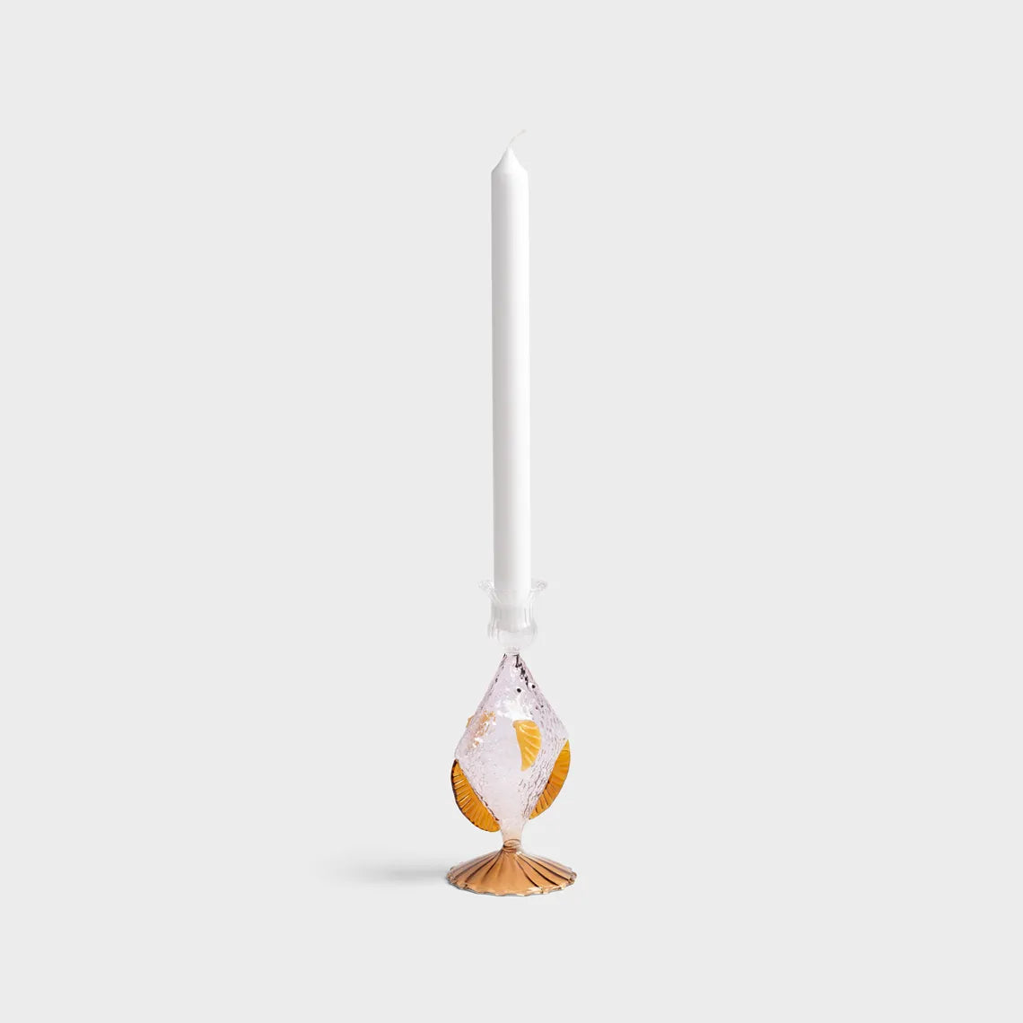 Candle Holder Fish Pink