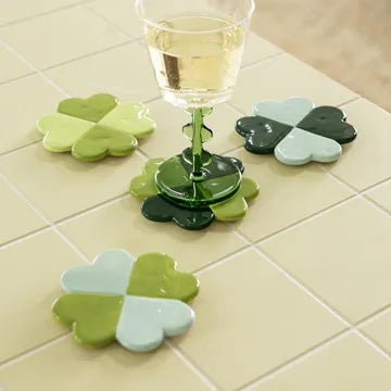Coaster Lucky Clover Set of 4