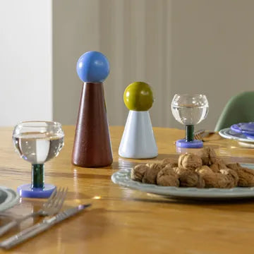 Salt & Pepper Halma Small Blue