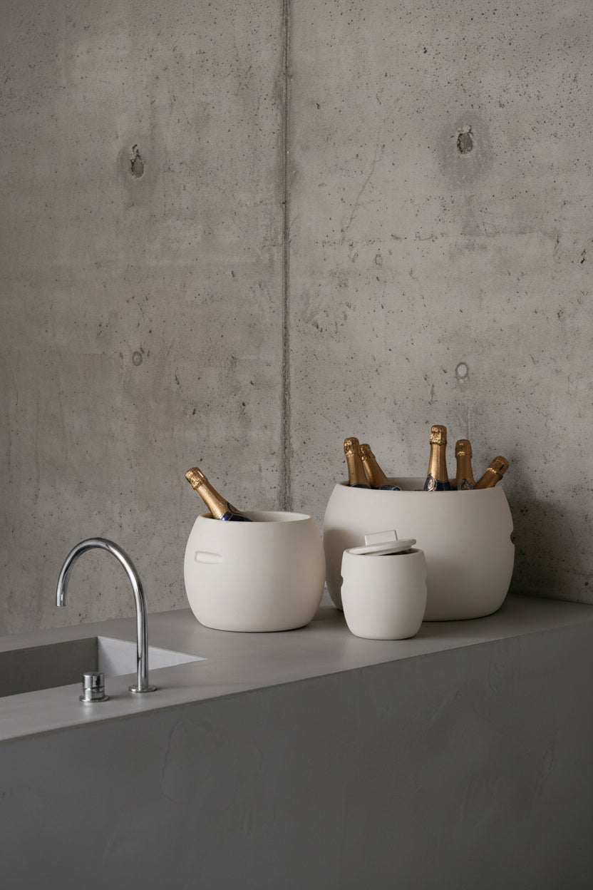Bubble Wine Bucket Cream