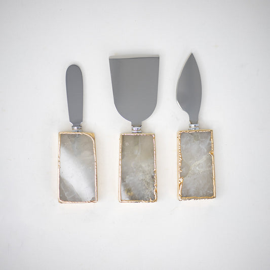 Mini Set Talheres Quartzo Cristal