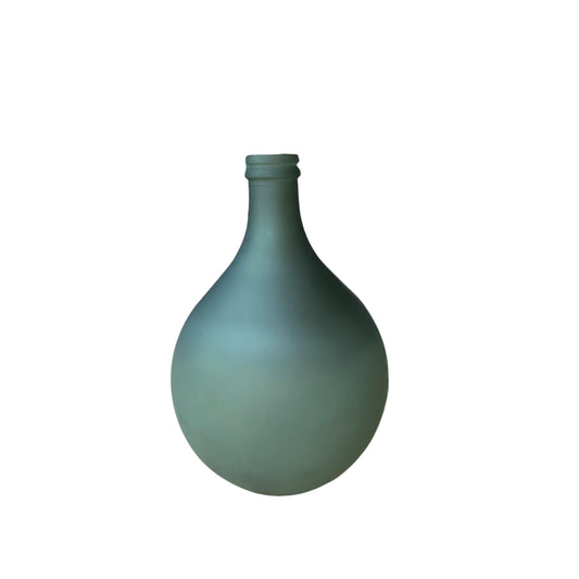 Vase Recycled Glass Green