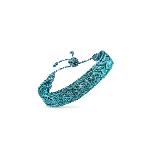 Intermix n°1 Bracelet (Forest Green Arctic Blue)