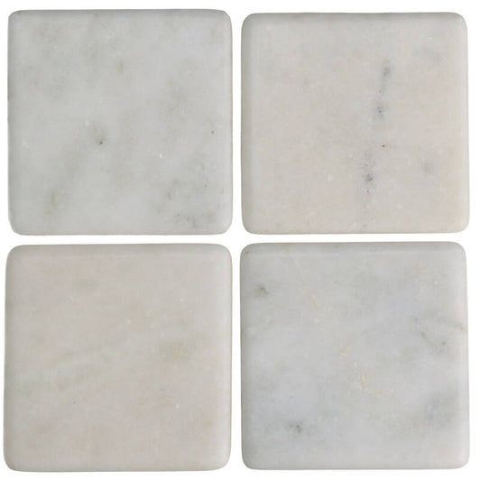 Coaster Square White ,Set of 4
