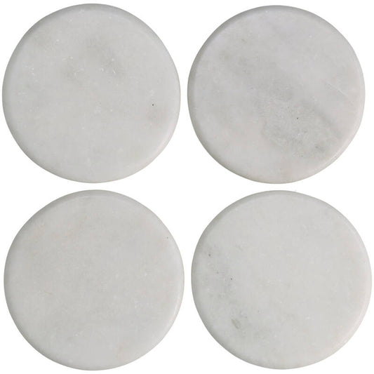 Coaster Round Marble, Set of 4
