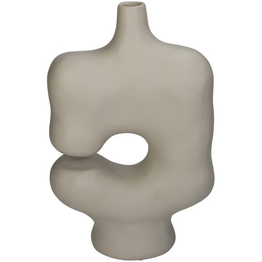 Vase Irregular Ivory tall