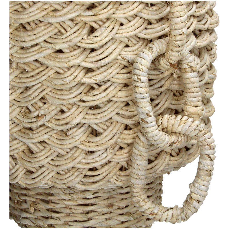 Basket Corn Leaf Natural 45x35x40cm