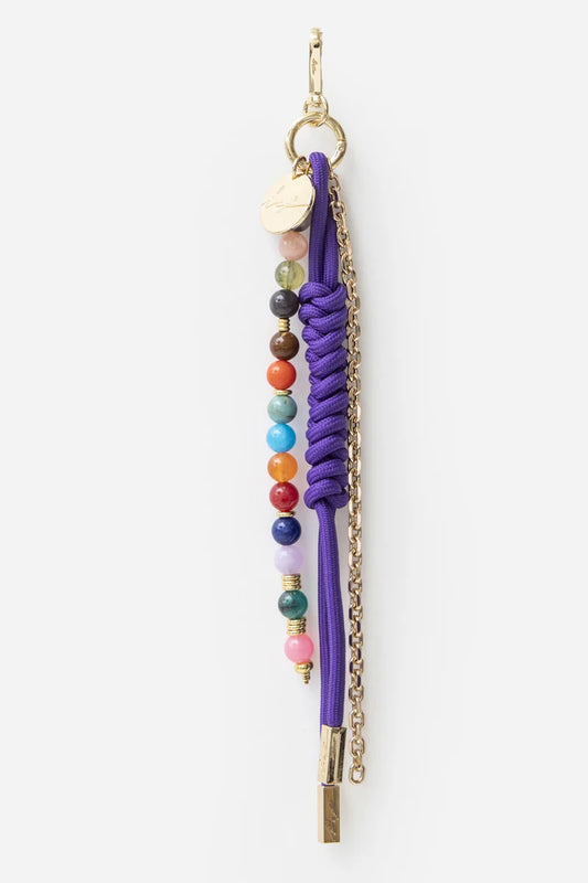 BOBBY VIOLET ET PERLES MLT
