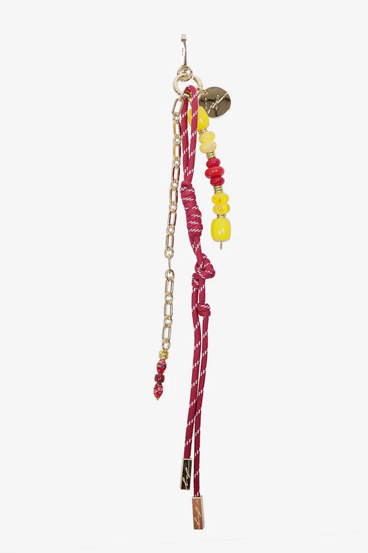 BOBBY BORDEAU ET PERLES JAUNE