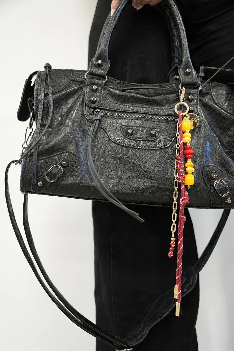 BOBBY BORDEAU ET PERLES JAUNE