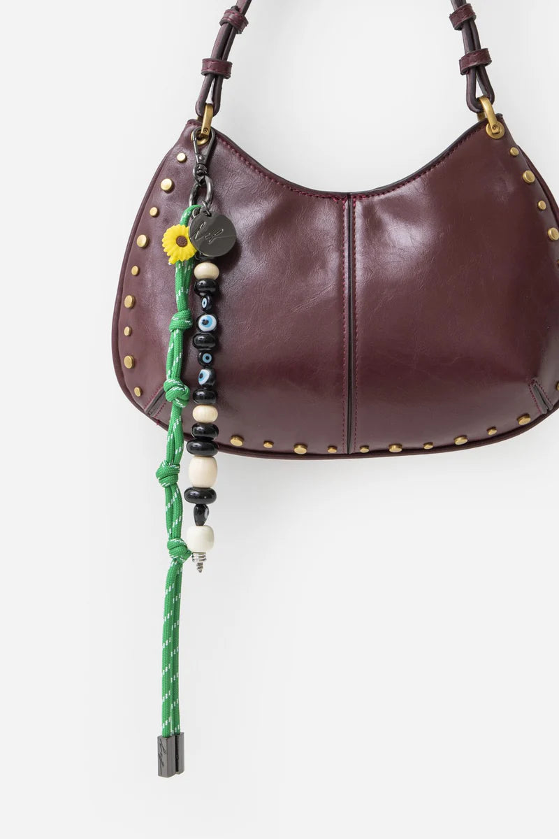 BOBBY VERT PERLES NOIRES BLAN