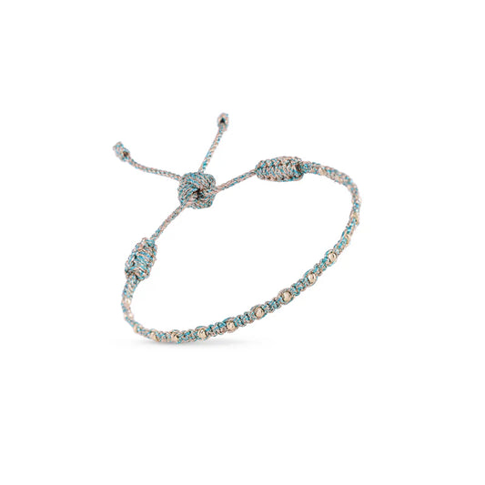 Luna 18k gold Bracelet (Silver Blue Moon Luna)