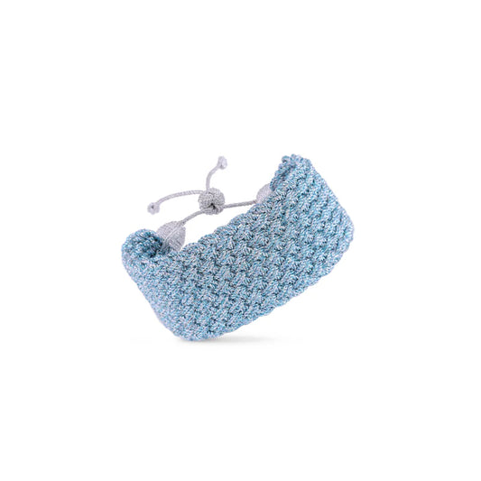 Maxi Diyah nº1 Bracelet (Silver Cyan Blue Diyah)