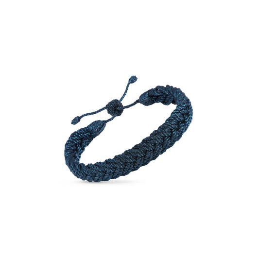 Maxi Woven Bracelet - MEN (Petrol Blue)