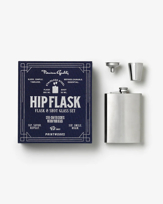 The Essentials - Hip Flask, Dark Blue