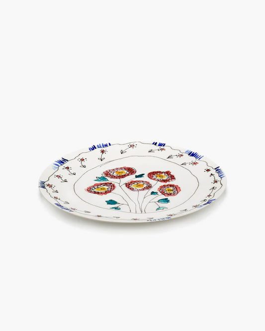 SERVING PLATE L ANEMONE