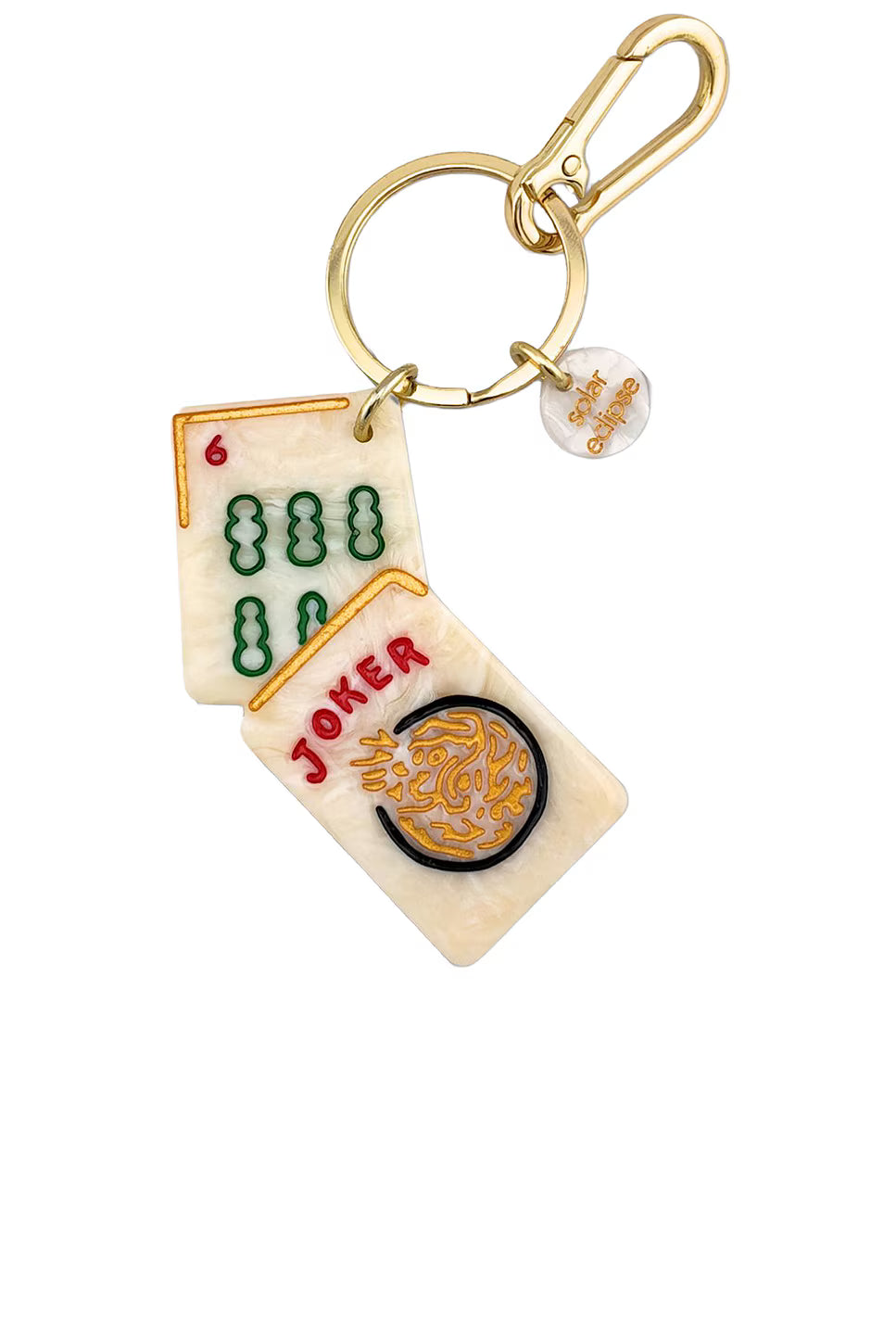 Mahjong Bag Charm + Keychain