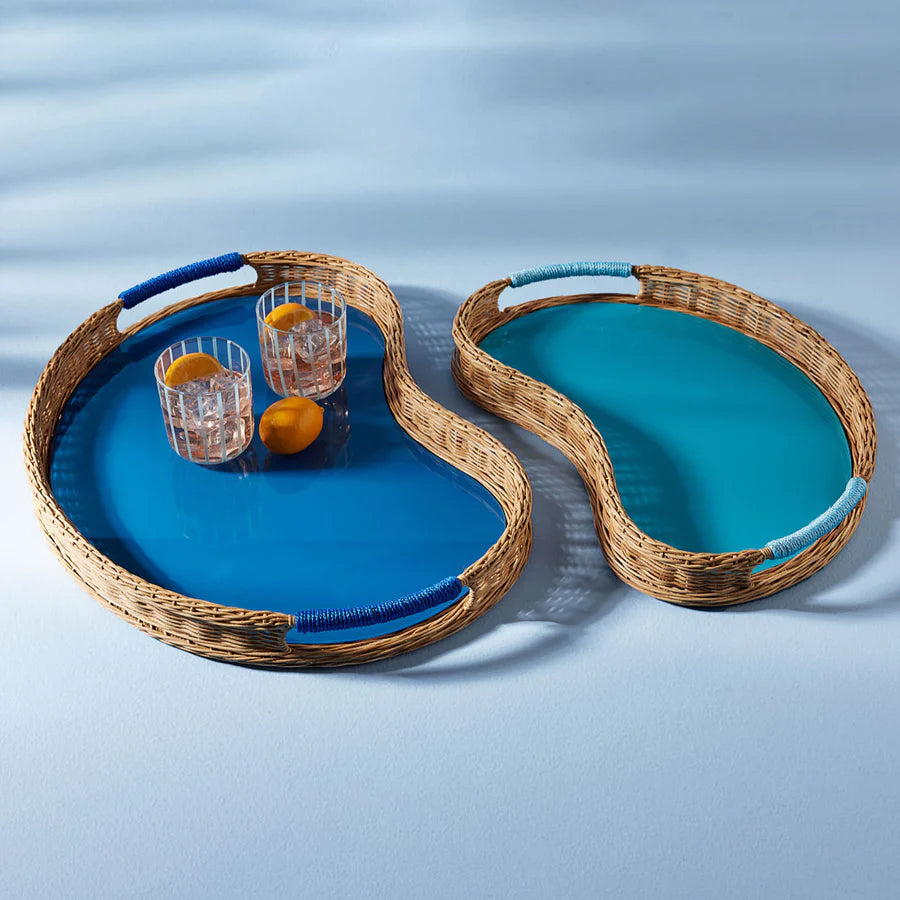 Ipanema Tray  Small Light Blue