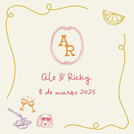 Ale & Ricky Wedding Gift Cards