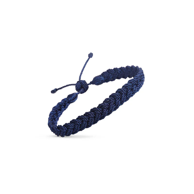 Woven Brasalet Dark Blue