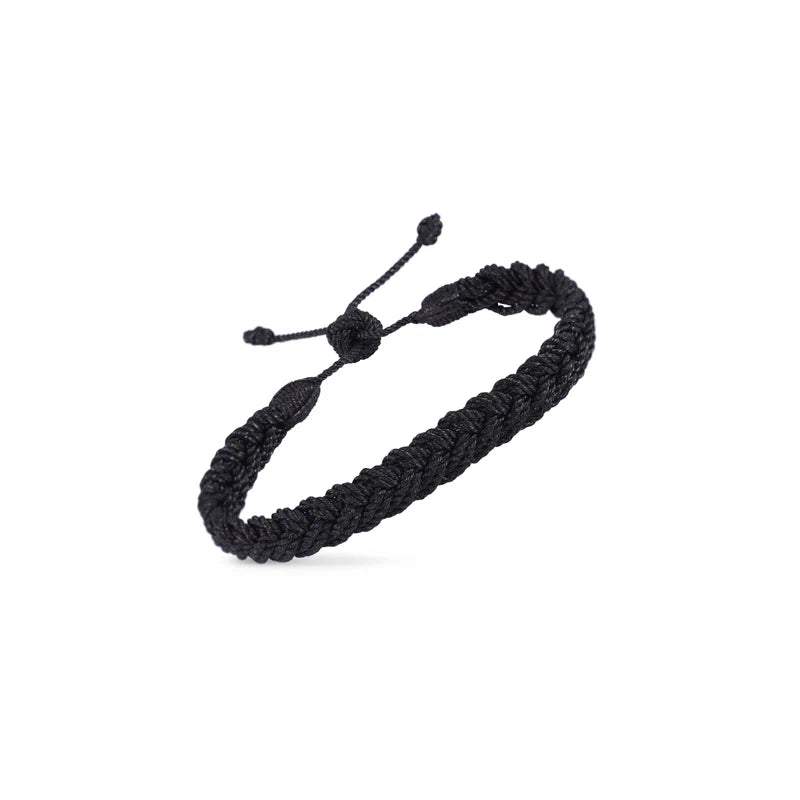 Woven Bracelet in Rock Gray - Men