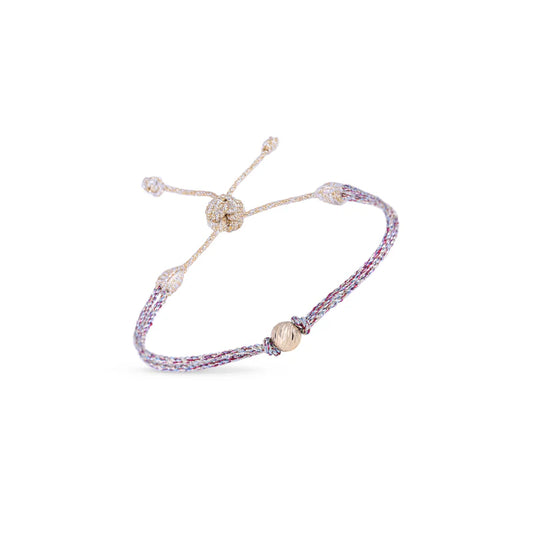 Zina Bracelets (Gold & Silver Shiny Pink)